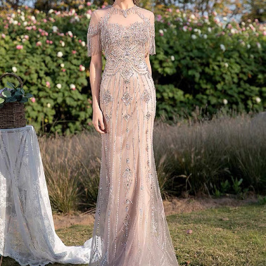 Vestido de Noche Cola de Pez Estilo Banquete - Image 7