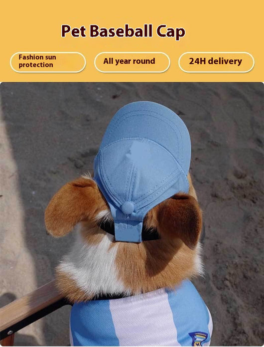 Gorra Protectora Solar Ajustable para Mascotas con Orejas Descubiertas - Image 12
