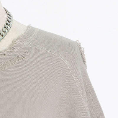 Suéter Gris Corto con Cuello Halter y Hombros Inclinados - Image 12