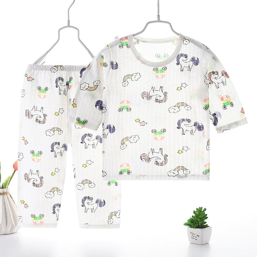 Pijama Transpirable de Tres Cuartos para Casa y Descanso - Image 8