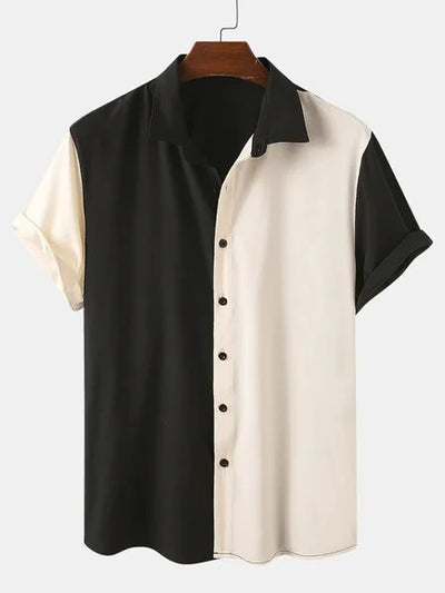 Camisa Hawaiana Estampada para Hombre - Diseño Casual Verano Playa