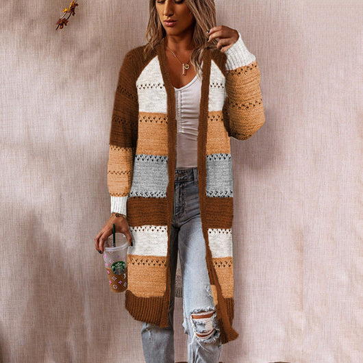 Cardigan Largo para Mujer - Suéter Elegante de Manga Larga - Image 2