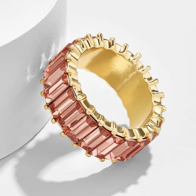 Anillo Chapado en Oro con Circonitas Multicolor - Image 8