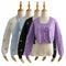 Conjunto de Abrigo Bordado Floral + Chaleco Corto Multiusos para Mujer