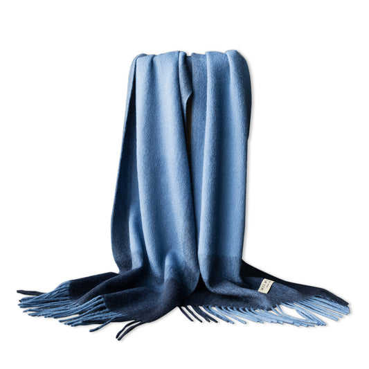 Bufanda de Lana Pura para Hombre - Elegancia Empresarial Invierno - Image 2