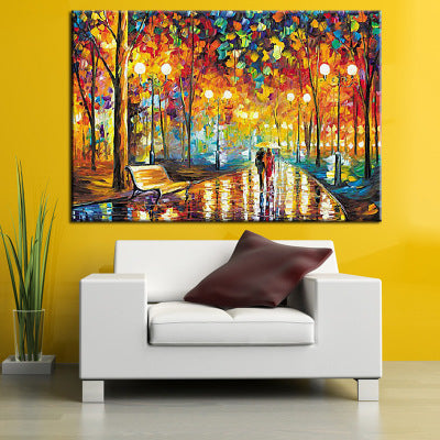 Cuadro Diamante 5D Paseo Nocturno - Pintura Completa DIY para Decoración Europea
