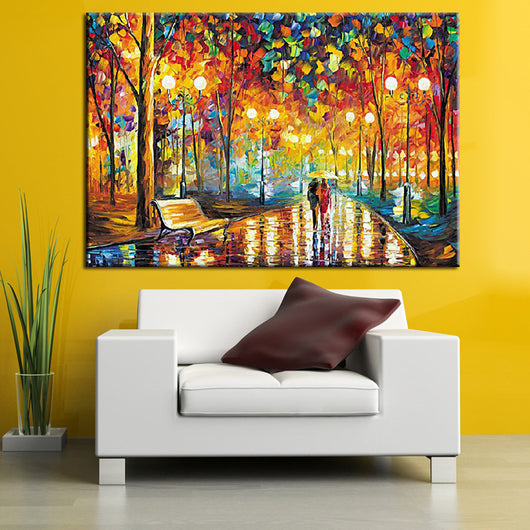 Cuadro Diamante 5D Paseo Nocturno - Pintura Completa DIY para Decoración Europea - Image 2