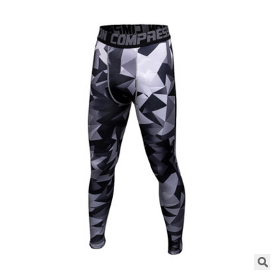 Pantalones de Compresión Camuflaje para Hombre - Leggings Deportivos Ajustados - Image 15