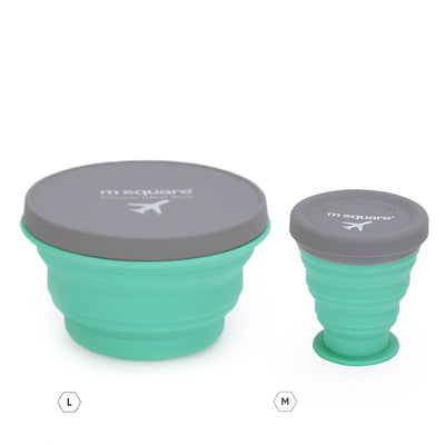 Kit de Cubiertos Plegables con Tazón de Silicona para Viajes y Camping - Image 8
