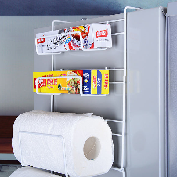 Organizador de refrigerador multifunción con papel preservante