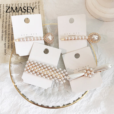 Pinza para el Cabello con Perlas Estilo Retro - Image 4