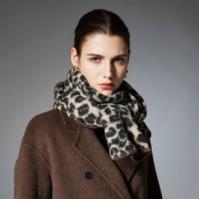 Bufanda Leopardo Lujo para Otoño e Invierno