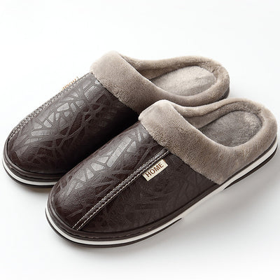 Pantuflas de Algodón Impermeables con Suela PU - Image 6