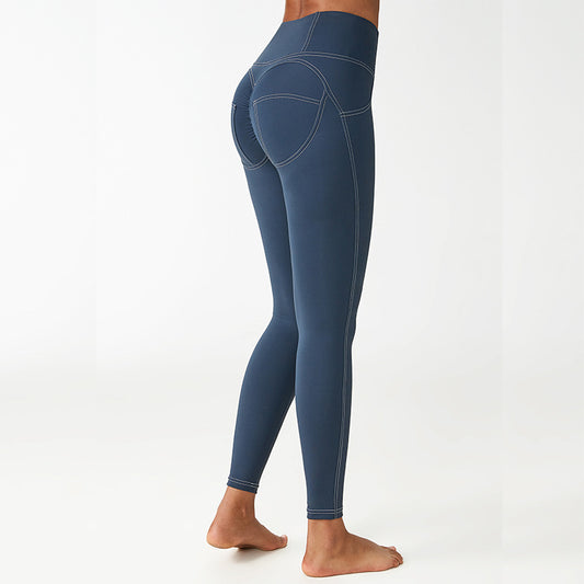 Leggins Deportivos Cintura Alta con Pliegues