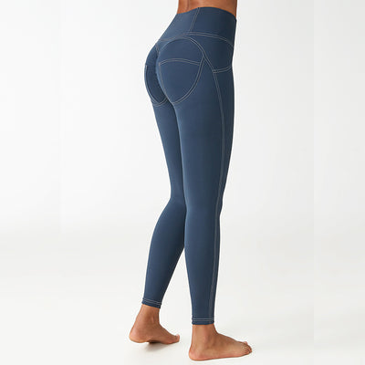 Leggins Deportivos Cintura Alta con Pliegues