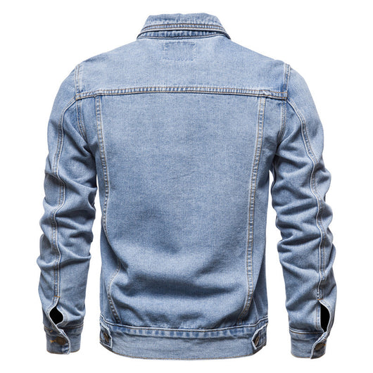 Chaqueta de Mezclilla Slim Fit para Hombre - Estilo Casual Versátil - Image 3