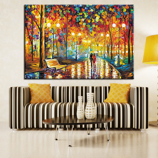 Cuadro Diamante 5D Paseo Nocturno - Pintura Completa DIY para Decoración Europea - Image 3