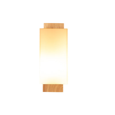 Lámpara de Pared Japonesa Minimalista en Madera Maciza - Image 5