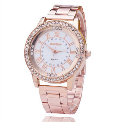Reloj Deportivo de Acero Inoxidable con Malla de Diamantes - Image 9
