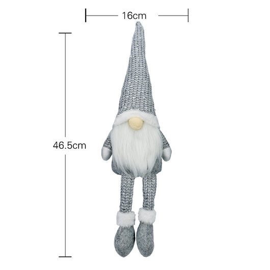 Muñeco Papá Noel Estilo Nórdico para Ventanas y Decoración Navideña - Image 2
