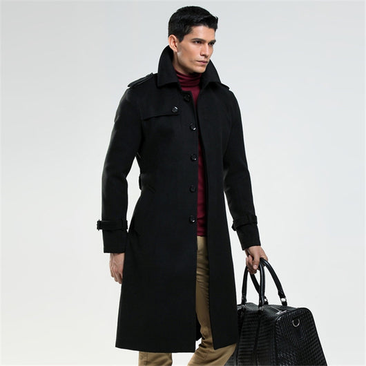 Abrigo de Lana Cruzado para Hombre - Image 7