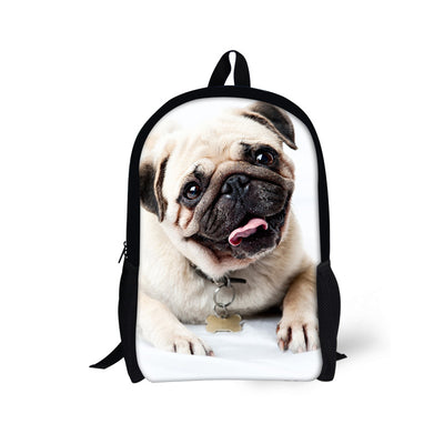 Mochila Escolar Impermeable con Diseño de Perrito para Niños