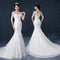 Vestido de Novia Cola Sirena Hombro Único Ajustado