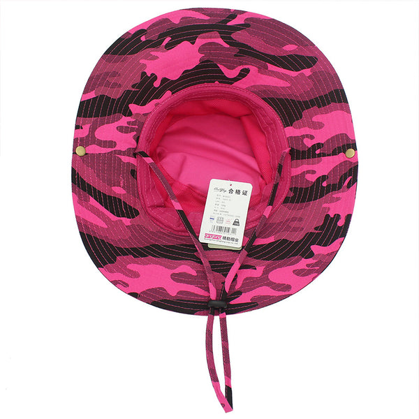 Gorra de Pesca con Camuflaje y Protección Solar