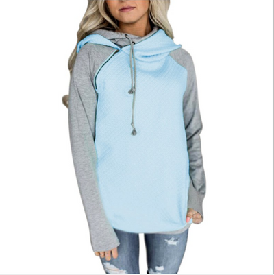 Sudadera Abrigo a Cuadros con Cierre Oblicuo y Doble Capucha - Colección Otoño Invierno - Image 6