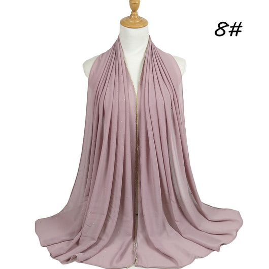 Sudadera con Capucha de Chifón y Cadena Perlada - Image 8