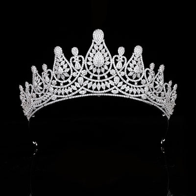 Diadema de Novia con Coronita de Circonitas - Image 26