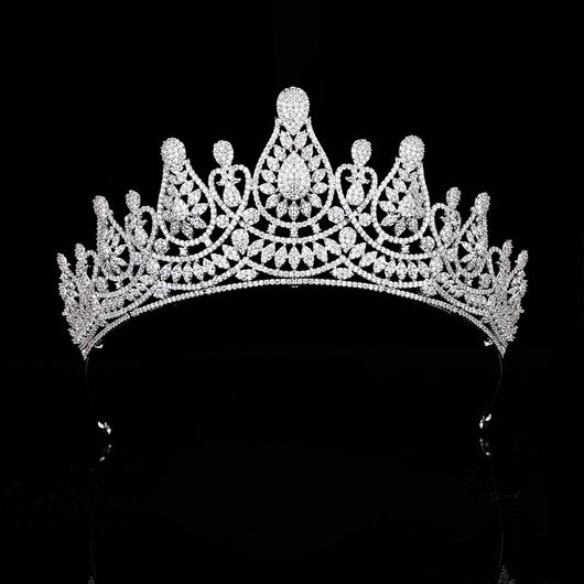 Diadema de Novia con Coronita de Circonitas - Image 26