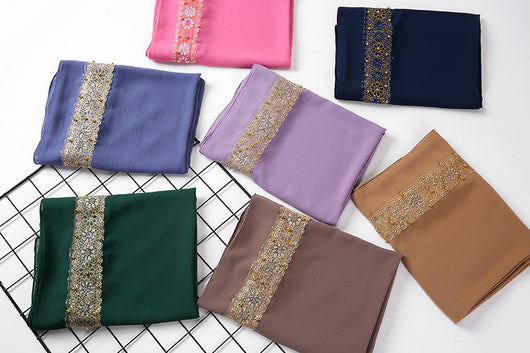 Pañuelo de Encaje con Perlas para Mujer - Elegancia y Estilo - Image 65