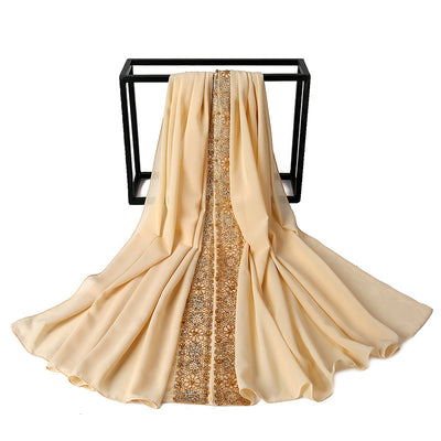 Pañuelo de Encaje con Perlas para Mujer - Elegancia y Estilo - Image 67