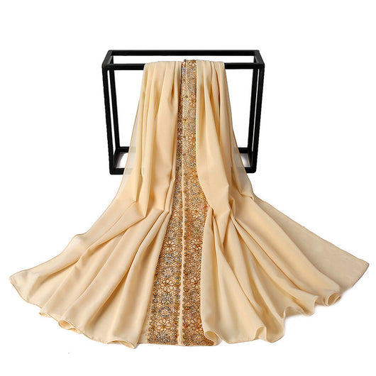 Pañuelo de Encaje con Perlas para Mujer - Elegancia y Estilo - Image 67