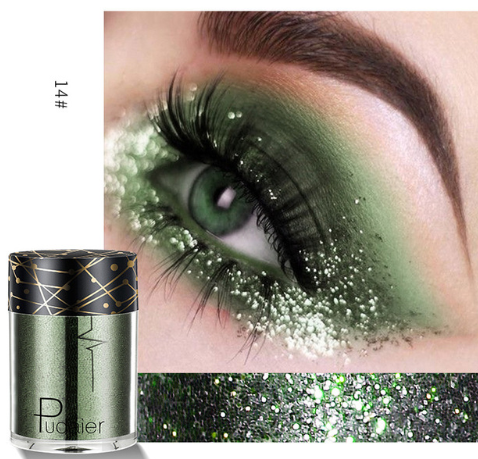Paleta de Sombras Shimmer Pudaier 3.5G - Maquillaje Profesional con Acabado Mate y Brillante - Image 14