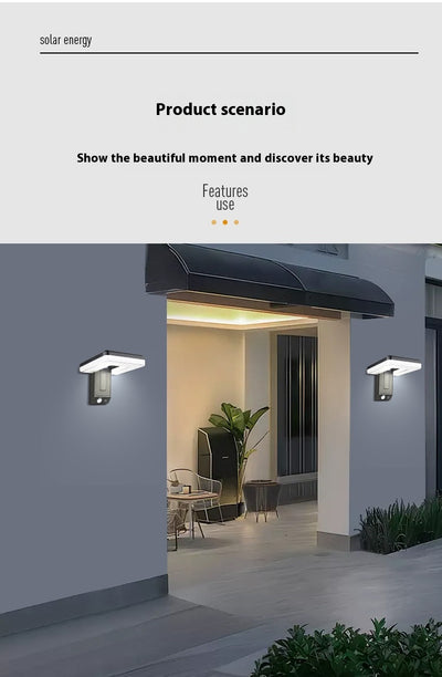 Lámpara Solar Inteligente Plegable para Muro Exterior con Sensor de Movimiento - Image 28