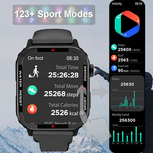 Reloj Inteligente Deportivo con Monitor de Presión Arterial y Oxígeno - Image 20