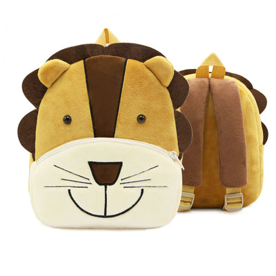 Mochila Escolar Infantil Arcoíris con Diseño Cartoon y Material Suave Peluche - Image 56