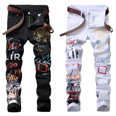 Pantalones Vaqueros Clásicos para Hombre de Alta Moda - Image 2