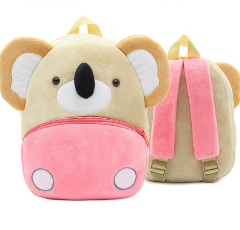 Mochila Escolar Infantil Arcoíris con Diseño Cartoon y Material Suave Peluche - Image 35