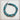 Triple Strand Blue Turquoise & Copper Collar Necklace 259e
