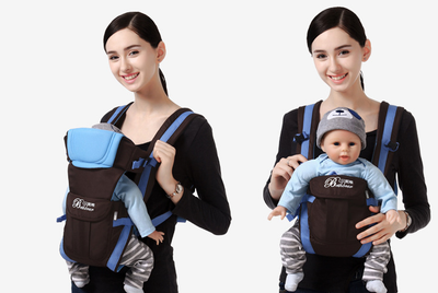 Mochila Portabebé Doble con Soporte para Hombros - Viajes en Familia - Image 2