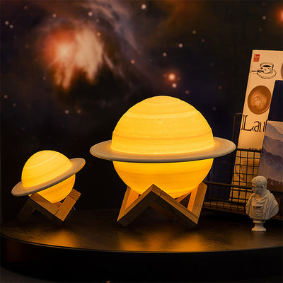 Lámpara Inteligente 3D de Saturno con Impresión Creativa - Image 10