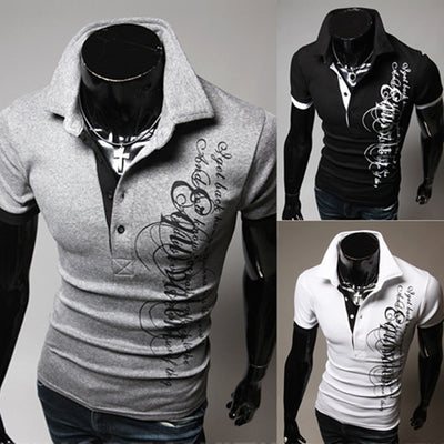 Camisa Casual para Hombre con Estampado de Águila Grande y Cuello Solapa - Image 3