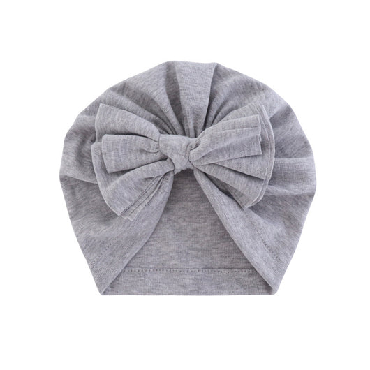 Turbante con Capucha y Moño - Gorro Elegante de Color Liso - Image 11