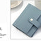 Clutch Three Fold Buckle Coin Purse Short Blue