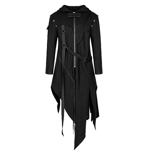 Abrigo Punk Largo Vintage para Hombre - Image 5