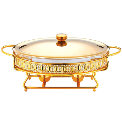 Contenedor Calentador de Alimentos con Soporte de Hierro y Placa de Vidrio - Image 10