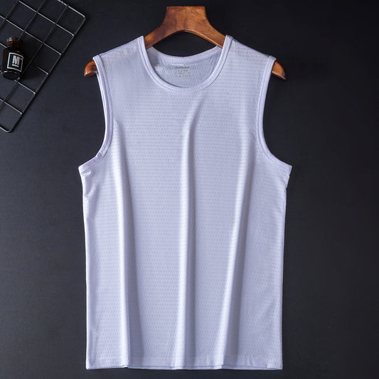 Camiseta Deportiva Holgada Transpirable de Talle Grande sin Mangas - Image 2